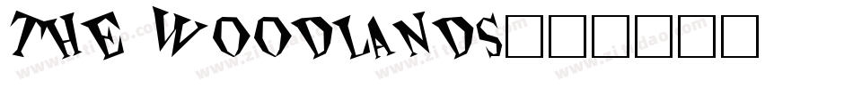 The Woodlands字体转换